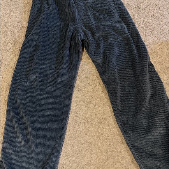 aerie Charcoal Gray Corduroy Drawstring Joggers - Picture 6 of 7